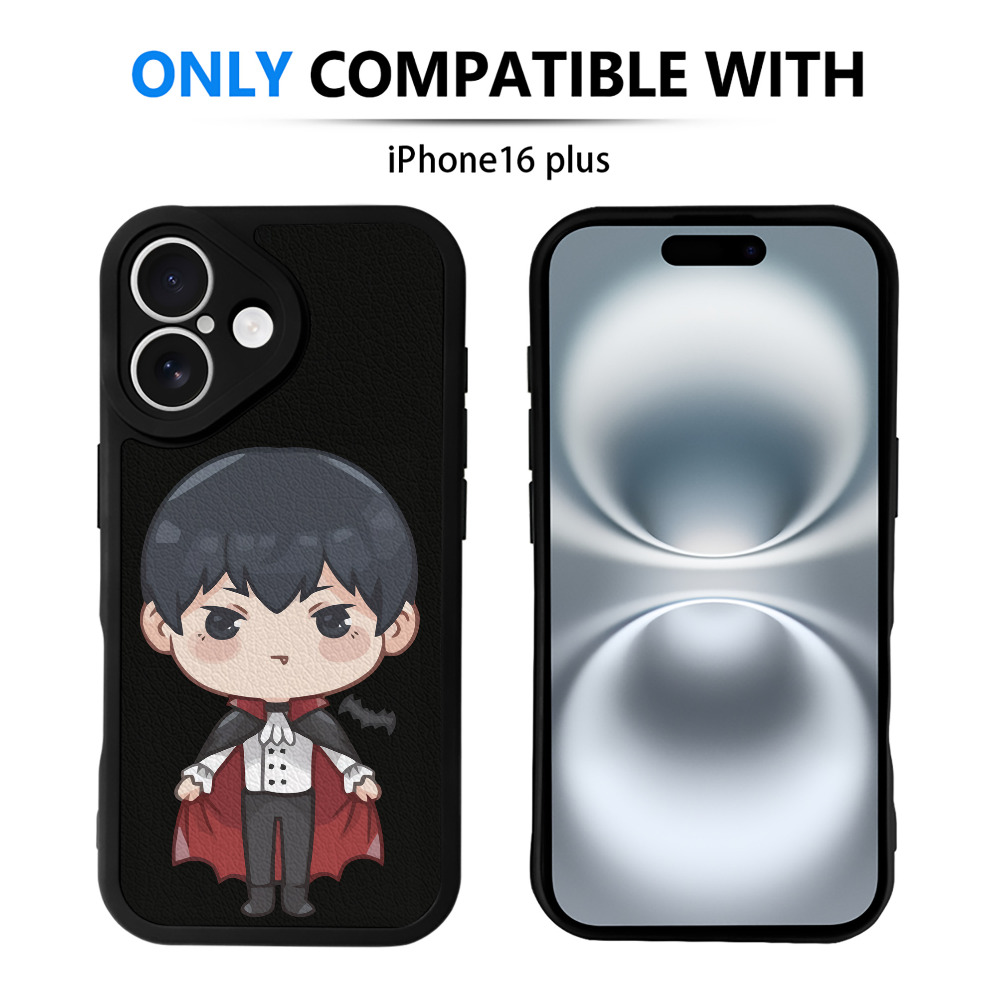 （画像用） ハイキュー!! Haikyu!! 【iPhone 16シリーズ対応】シリコンスマホケース（レザー調） 材質：シリコン